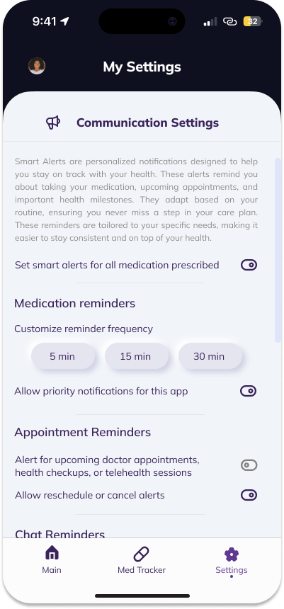 Communication Settings