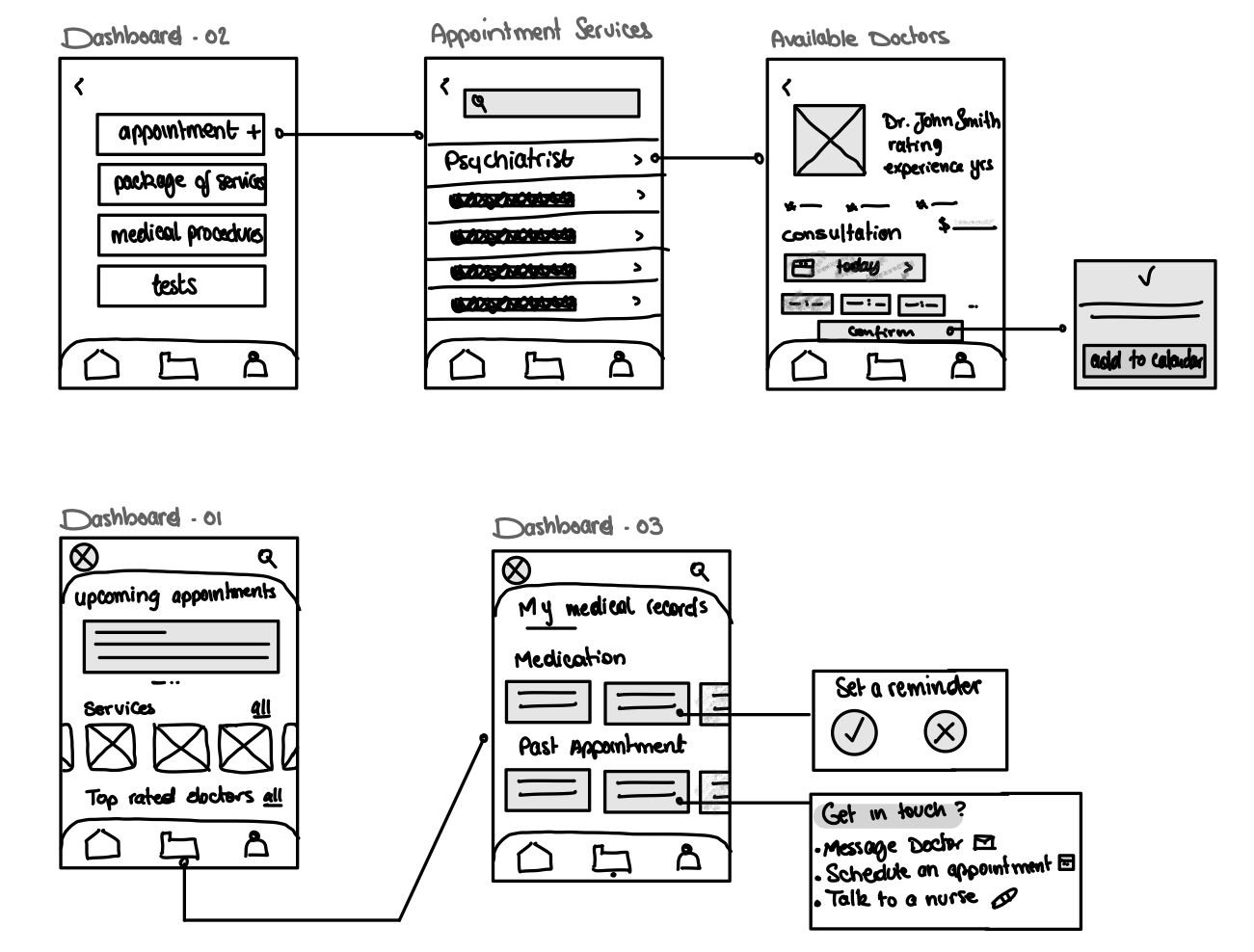Discover Page Sketch