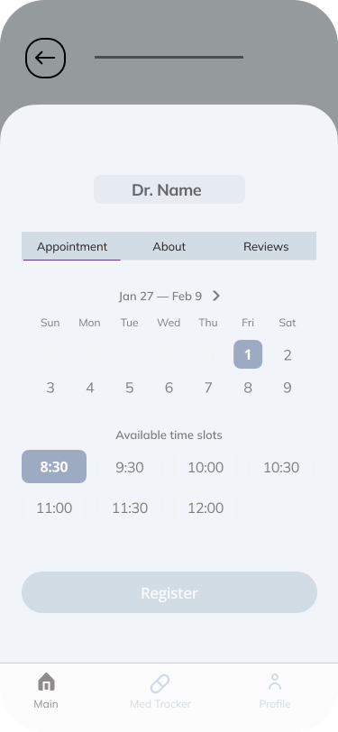 Appointment Schedule