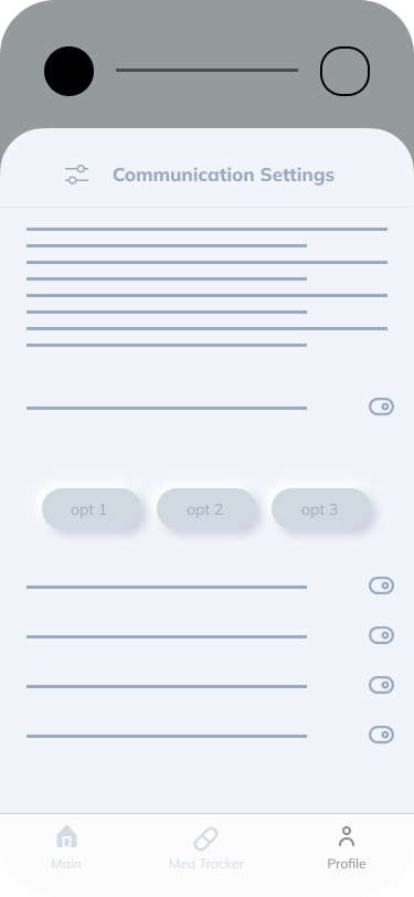 Settings - Communication